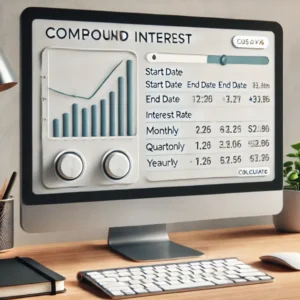 Date-to-Date Compound Interest Calculator Monthly & Yearly